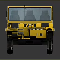 Yellow Open Top Off Road Vehicle With Black Seats And Rugged Design