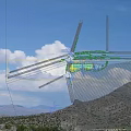 Modern Elevated Station Architecture With Glass Windows Green Roof And Surrounding Trees