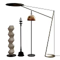 floor lamp decorative lamp reading lamp lantern 3d model