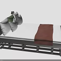 People Using Modern Wooden Bed With Multiple Pillows Bedside Lamps And Brown Blanket