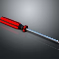 Screwdriver flat screwdriver Phillips screwdriver tool hardware tool processing tool 3d model