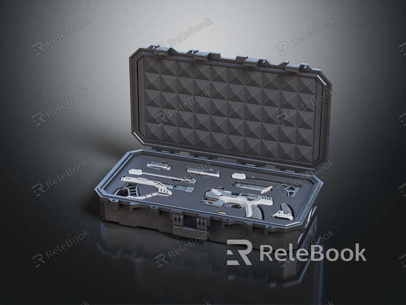 Modern Toolbox Arms Box Sci-Fi Weapon Weapon Box model