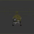 Military Truck With Multi Antenna Structure On Roof For Communication