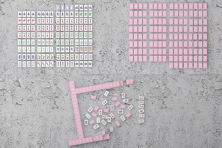 Modern Mahjong 3d model