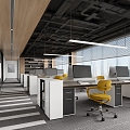 Open Office Public Office 3d model