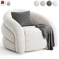 Modern Single Sofa 3d model
