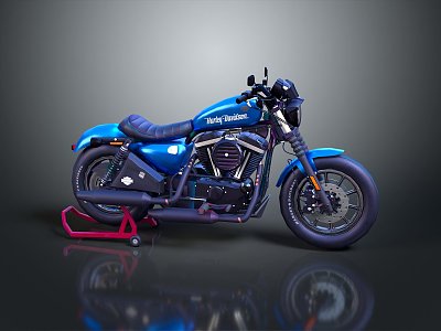 Motorcycle Two-wheeled Motorcycle Cross-country Motorcycle Road Race Motorcycle Motor Vehicle Transport 3d model