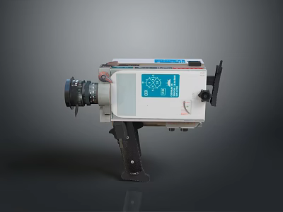 Industrial Control Panel Computer With Display Screen And Operation Buttons 3d model