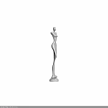 Three White Standing Human Mannequins For Display With Slim Design