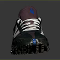 New Balance Colorful Sneakers With Gray Purple White Design And Non Slip Sole