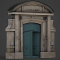 Modern Hotel Door Modern Realistic Door Door Hotel Door European Style 3d model