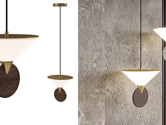 Light Luxury Small Chandelier Bedroom Bedside Small Chandelier Creative Living Room Side Chandelier Metal Light Luxury Small Chandelier Solid Wood Metal Chandelier 3d model