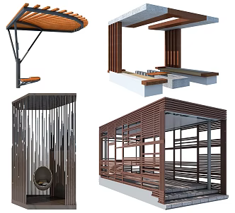 Modern Pavilion 3d model