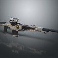 Modern submachine gun rifle semi-automatic rifle combat rifle campaign rifle 3d model