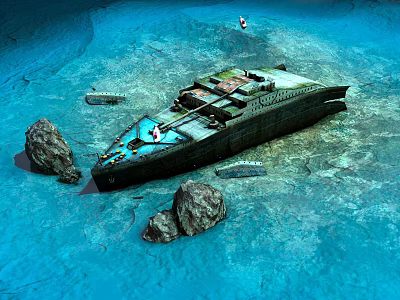 Industrial LOFT ship 3d model