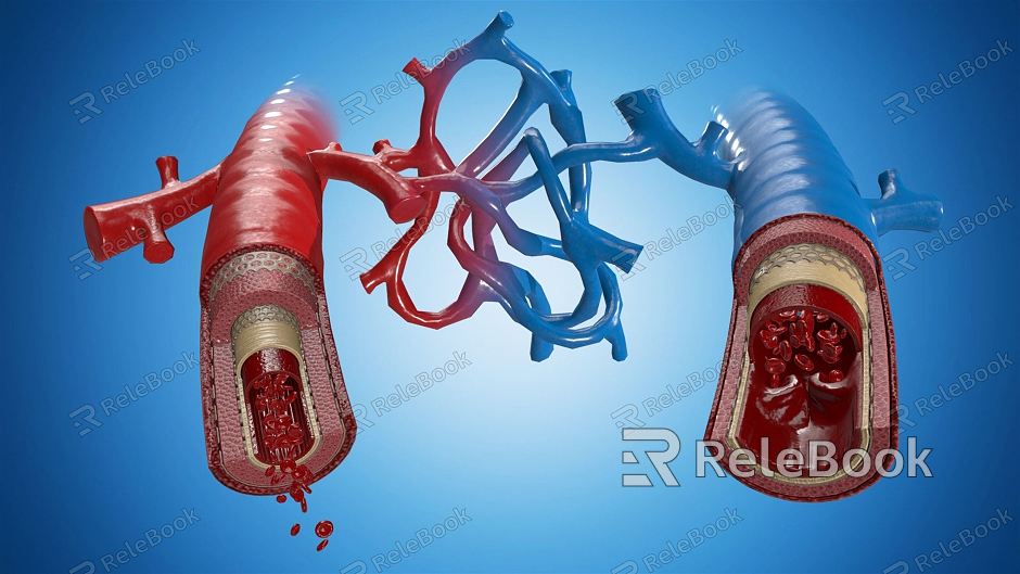 modern blood vessels model