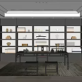 New Chinese Style Study 3d model