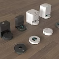 Modern sweeping robot mopping robot 3d model