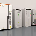 Industrial Energy Control Equipment Cabinets With Multiple Units And Safety Features