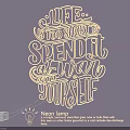 Stylish Decorative Neon Lighting Combination With Inspirational Quote For Home Wall Decor