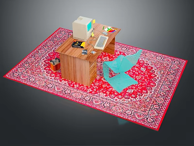 Fresh Homemade Food In Modern Open Kitchen With Island Counter And Appliances 3d model