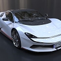 Pininfarina Supercar Battista sports car 3d model