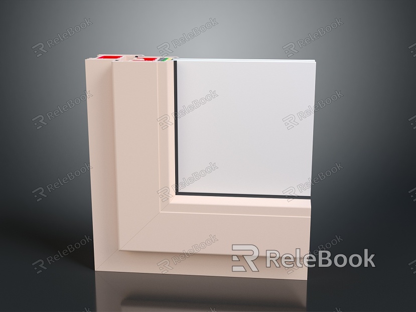 Plastic steel windows, aluminum alloy windows, double-glazed windows, daily necessities model