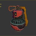 Grenade Grenade Gun Grenade Grenade Ammunition Military Grenade Smoke Bomb Science Fiction Grenade Throwing Weapon 3d model