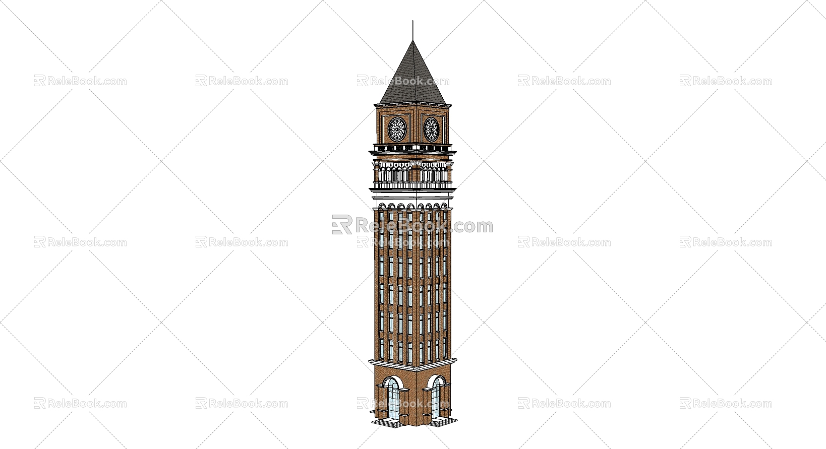 Clock Tower 3d model