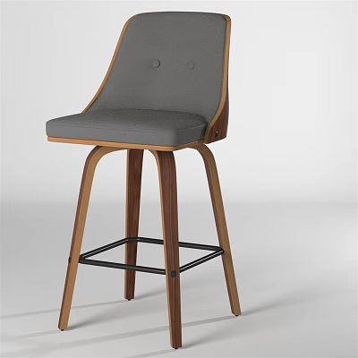Modern Bar Chair High Chair 3d model