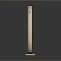 Ivory Colored Lyre Instrument With Golden Decorations Menorah Pattern And Strings