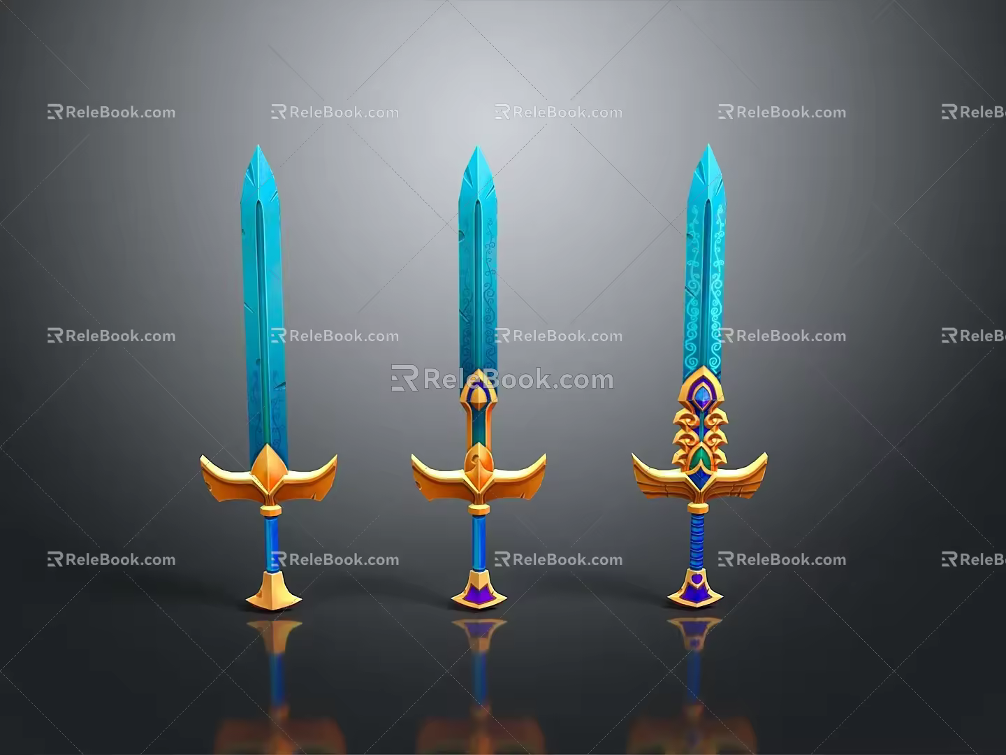 Ancient Sword Game Sword Magic Sword Magic Sword Magic Sword Magic Sword Magic Sword Officer Sword 3d model