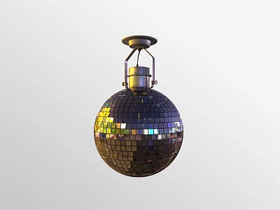 Sparkling Disco Ball Pendant with Small Mirrored Squares Hanging Design 3d model Sparkling Disco Ball Pendant with Small Mirrored Squares Hanging Design 3d model