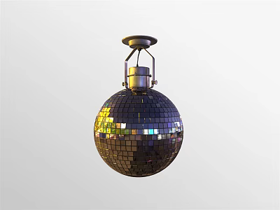 Modern Mirror Ball 3d model