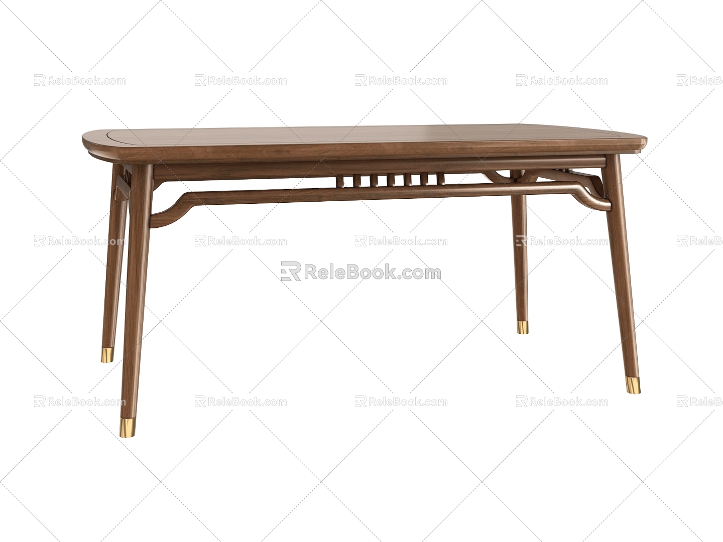 New Chinese Dining Table 3d model