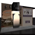 Commercial Digital Display Equipment With Interactive Wall Unit And Model Image Screen