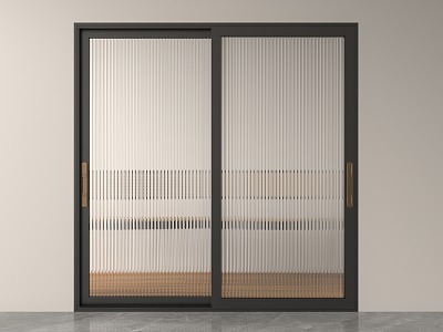 Modern sliding door 3d model