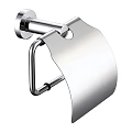 Stainless Steel Wall Mounted Toilet Paper Holder With Cover For Bathroom