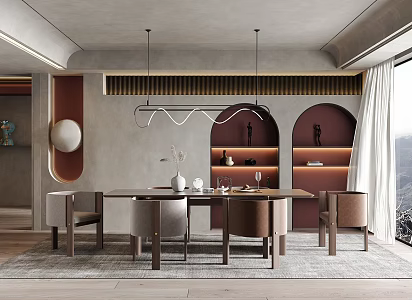 Quiet Restaurant-Quiet Restaurant 3d model