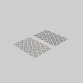 Roma Right Calacatta Imperiale Matt Floor Tiles With Black And White Diamond Pattern