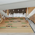 Modern Library Reading Ladder 3d model
