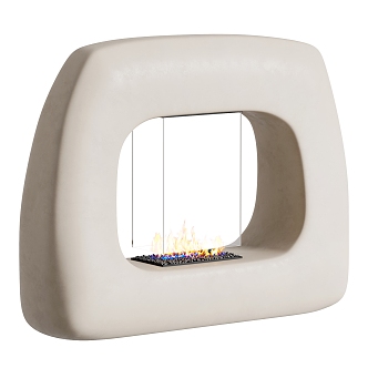 Fireplace 3d model