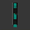 Industrial Commercial Equipment With Metal Casing Ventilation Slots And Control Panel