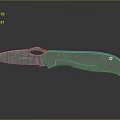 BAZOOCA Folding Knife With Stainless Steel Sharp Blade And Textured Handle