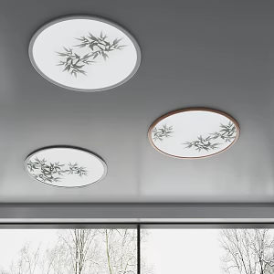 New Chinese Ceiling Lamp Bamboo Ceiling Lamp 3d model