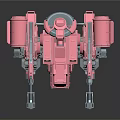 Modern Robot Mech Warrior Machine Battlearm Mechanical Battlearm Machine Warrior 3d model