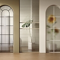 Glass partition 3d model