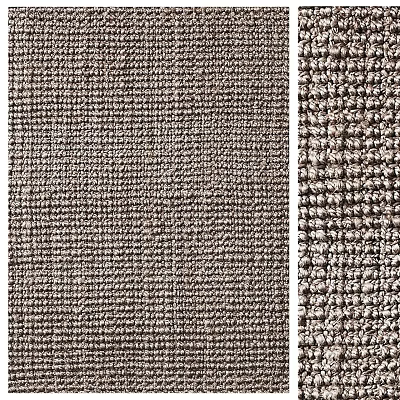 Textured Square Rug With Woven Pattern And Neutral Tones For Modern Home Decor 3d model