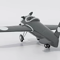 Electric Toy Airplane With Cartoon Smile Face Design And Propeller Wheels