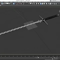 Sword Long Sword Big Sword Silver Snake Sword Eternal Sword Game Sword Curved Sword Cold Weapon Low Face Number Low Model Simple Model Times Movie and TV Level Super Realism 3d model